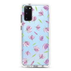 Samsung Ultra-Aseismic Case - The Fallinf Purple Floral