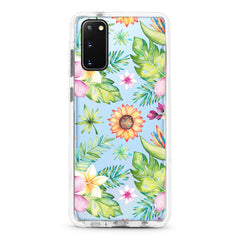 Samsung Ultra-Aseismic Case - Watercolor flowers with sun flowers