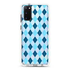 Samsung Ultra-Aseismic Case - Blue Diamond Pattern
