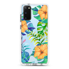 Samsung Ultra-Aseismic Case - Watercolor Tropical Yellow Floral