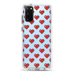 Samsung Ultra-Aseismic Case - Pixel Red Hearts