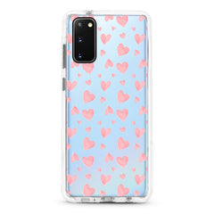 Samsung Ultra-Aseismic Case - Cute Pink Hearts