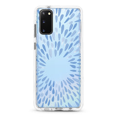 Samsung Ultra-Aseismic Case - Blue Paint Splashes