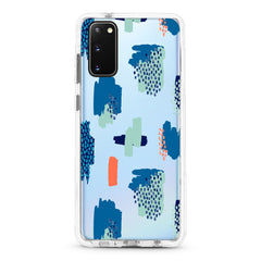 Samsung Ultra-Aseismic Case - Blue Abstract Paintings