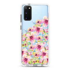 Samsung Ultra-Aseismic Case - Waterpaint Floral Mountain