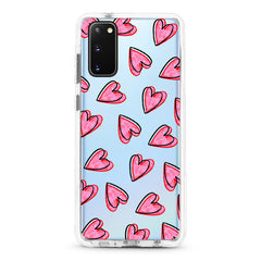 Samsung Ultra-Aseismic Case - Romantic Red Hearts 2