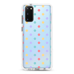 Samsung Ultra-Aseismic Case - Rainbow Poka Dots