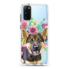 Samsung Ultra-Aseismic Case - Water Paint Floral