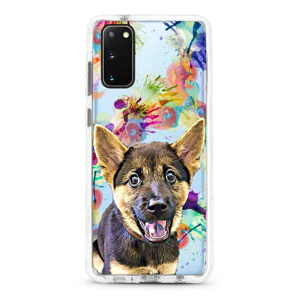 Samsung Ultra-Aseismic Case -  Water Color Splash