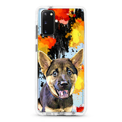 Samsung Ultra-Aseismic Case - Abstract Fire Water Paint