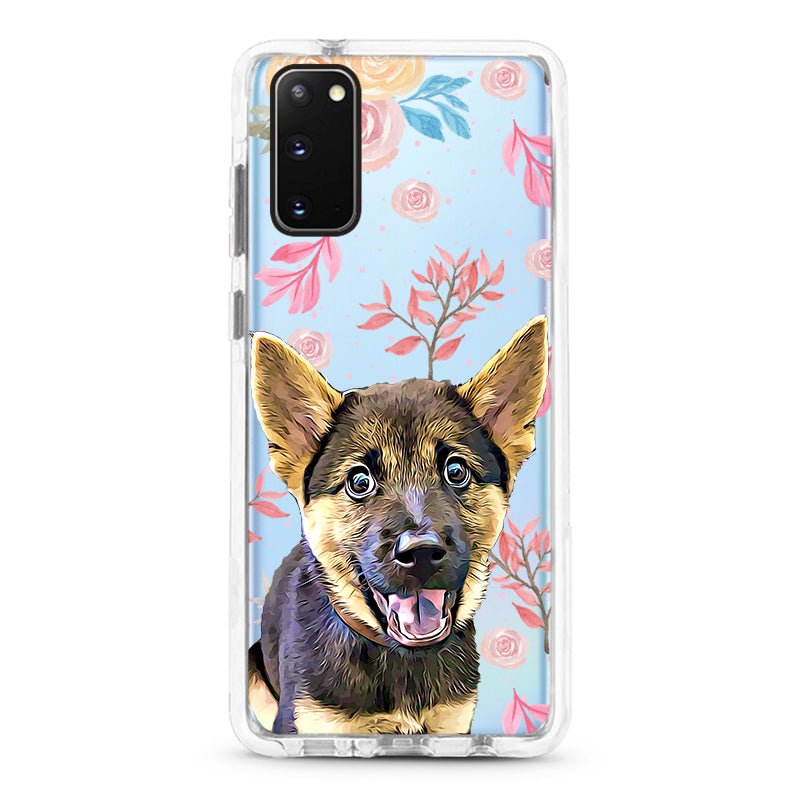 Samsung Ultra-Aseismic Case - Rosy Water Painting