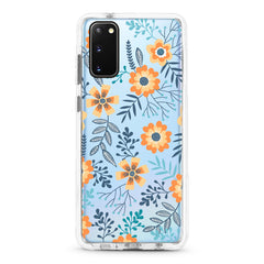 Samsung Ultra-Aseismic Case - Orange Floral