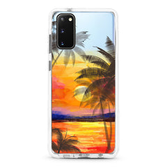 Samsung Ultra-Aseismic Case - Palm Tree Sunset