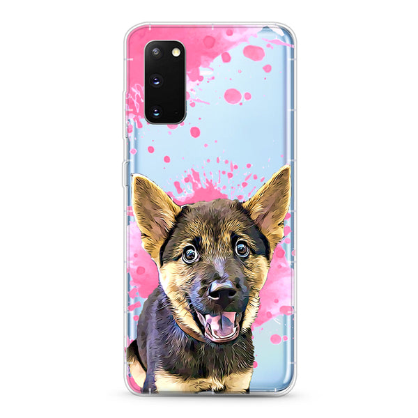 Samsung Aseismic Case - Paint Ball Splash - Pink