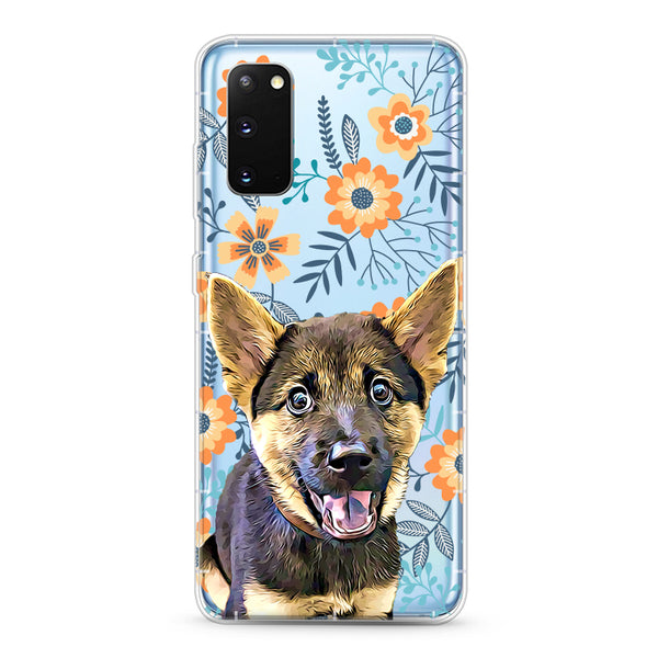 Samsung Aseismic Case - Orange Floral