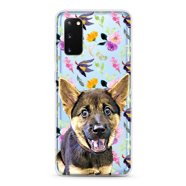 Samsung Aseismic Case - Purple Botanicals