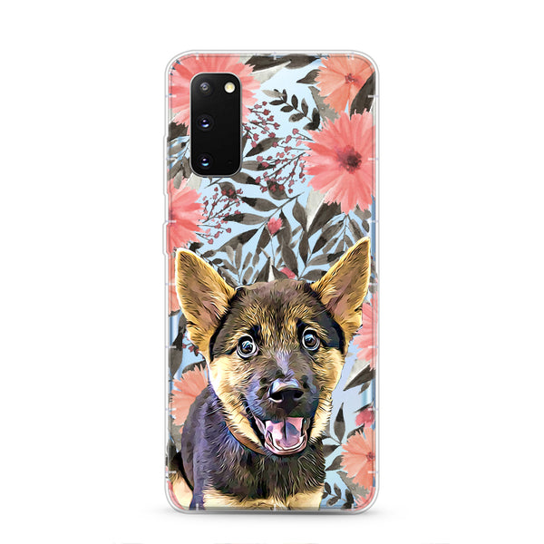 Samsung Aseismic Case - Lilac Pink Floral