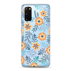 Samsung Aseismic Case - Orange Floral
