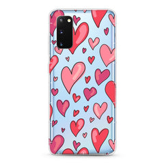 Samsung Aseismic Case - Romantic Red Hearts