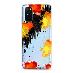 Samsung Aseismic Case - Abstract Fire Water Paint