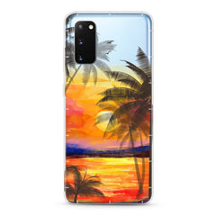 Samsung Aseismic Case - Palm Tree Sunset