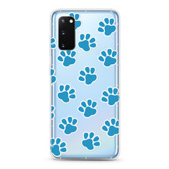 Samsung Aseismic Case - Blue dog paws