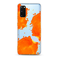 Samsung Aseismic Case - Orange Water Splash