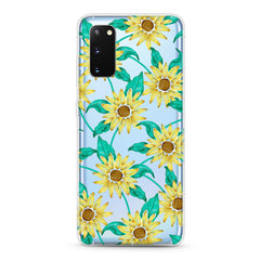 Samsung Aseismic Case - Sun Flower Tropical Water Paint
