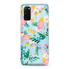 Samsung Aseismic Case - Pink Yellow Floral